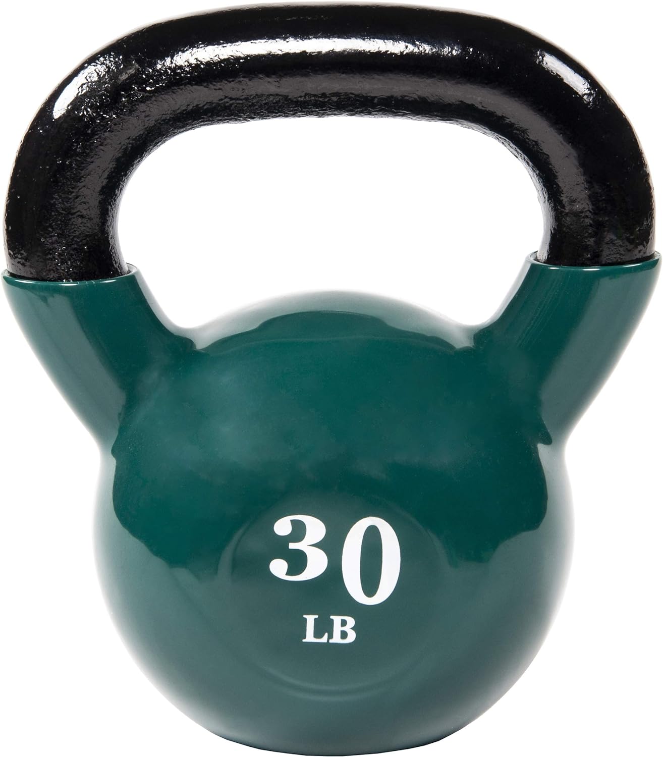 BalanceFrom All-Purpose Color Vinyl Coated Kettlebell, 5-50 Pounds