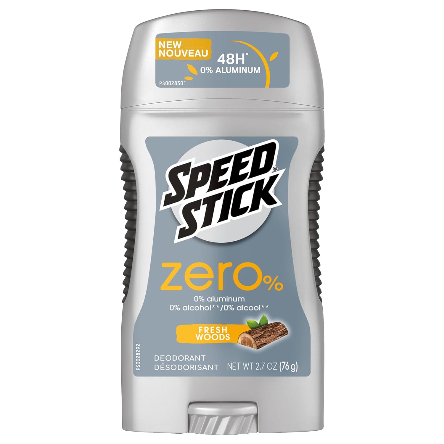 Speed Stick Zero Deodorant for Men, Fresh Woods, 76g