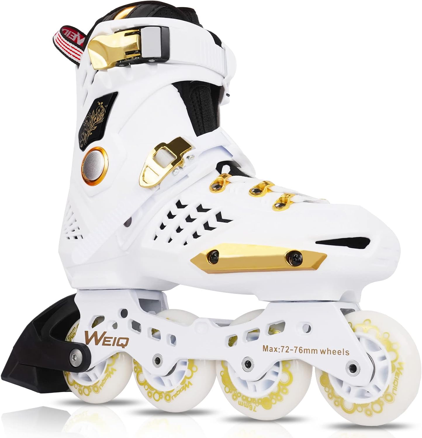 Inline Skates for Women and Men, Fitness Professional Roller Skates Blades Adult, High Performance Outdoor Inline Speed Skates Unisex, Beginner Aggressive 4-Wheel Racing Skates