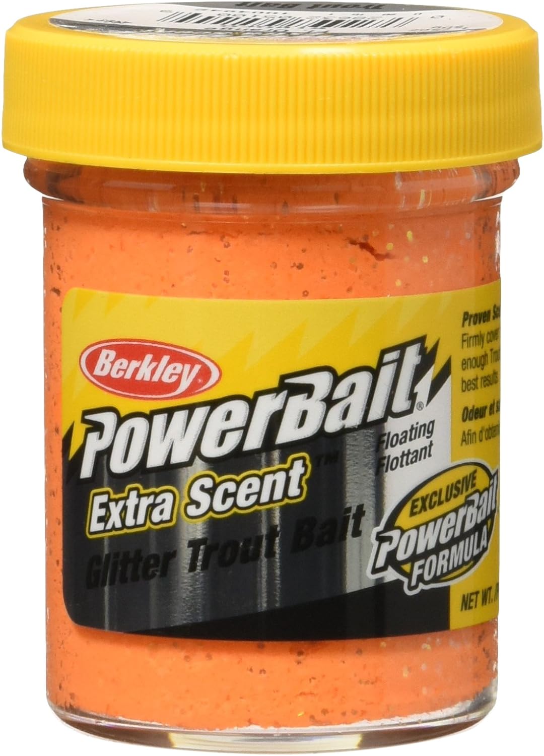 Berkley PowerBait Glitter Trout Bait, Silver Vein, Fishing Dough Bait, Scent Dispersion Technology, Irresistible Scent and Flavor, Moldable and Easy to Use