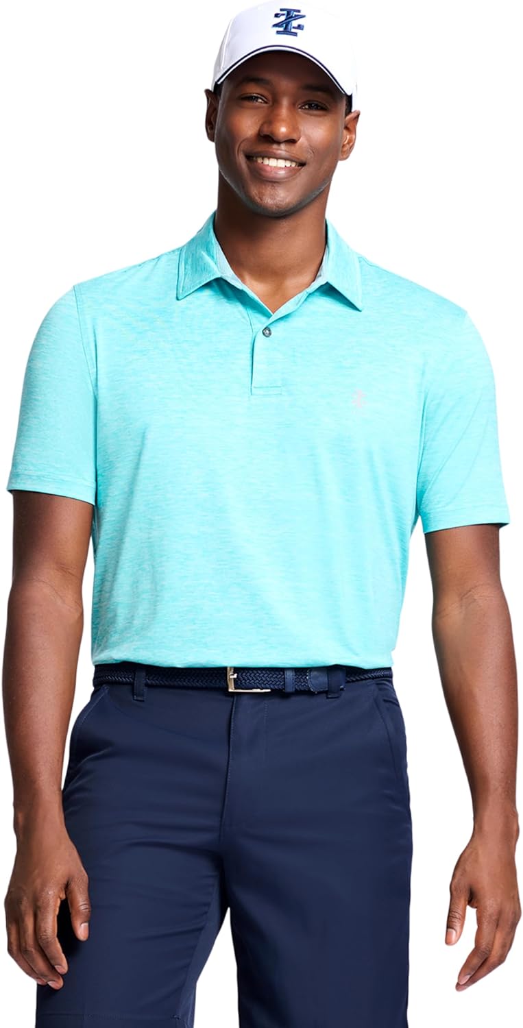 IZOD Men's Golf Title Holder Short Sleeve Polo