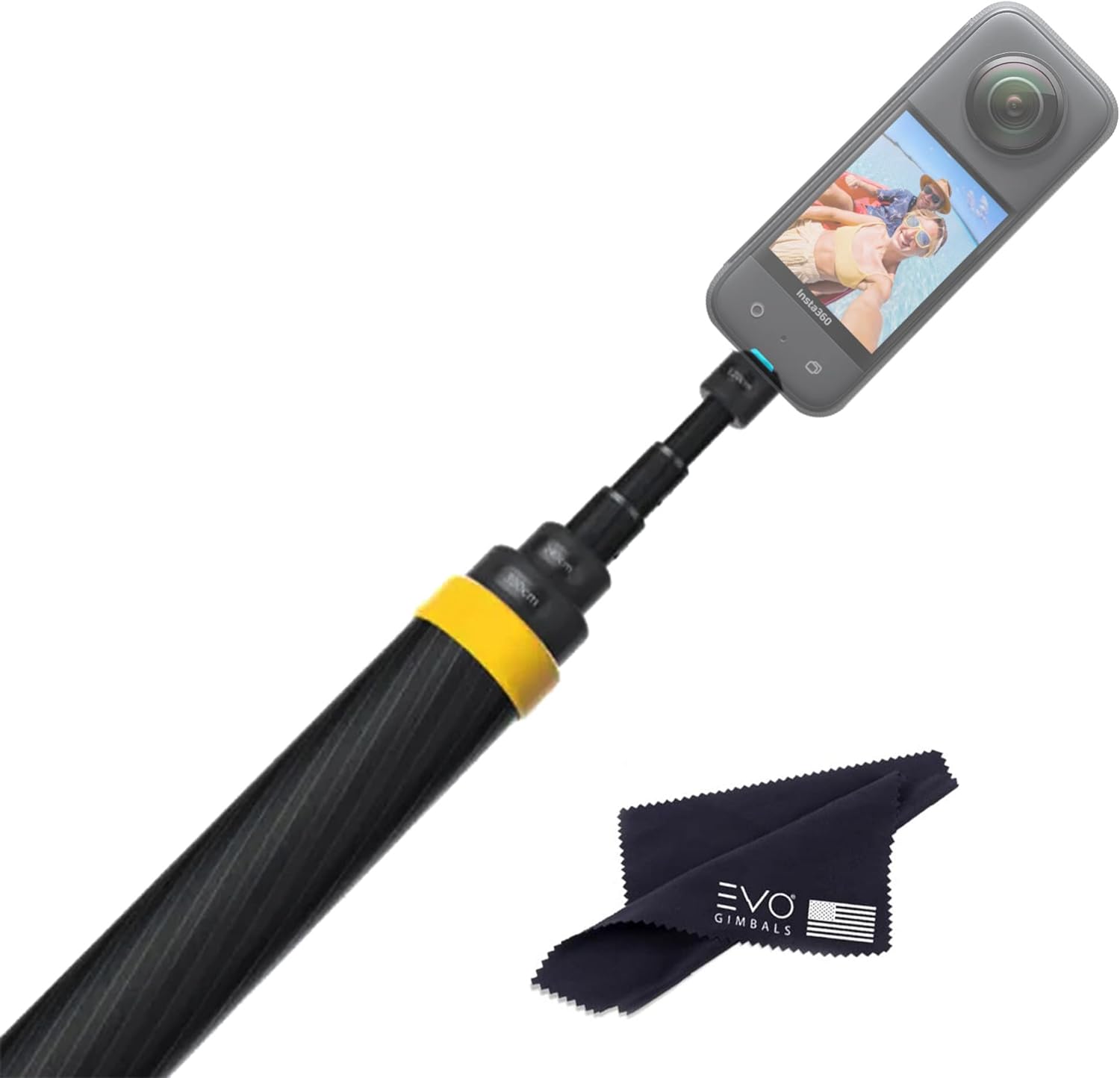 INSTA360 3m Extended Selfie Stick for X3, ONE RS/X2/R/X Action Cameras, and GoPro 11/10/9/MAX (14 to 118'')