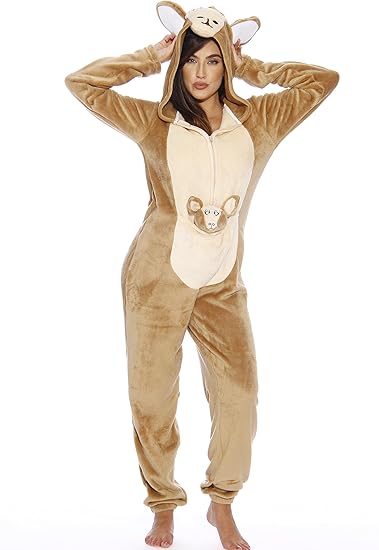 Just Love Kangaroo Adult Onesie Pajamas