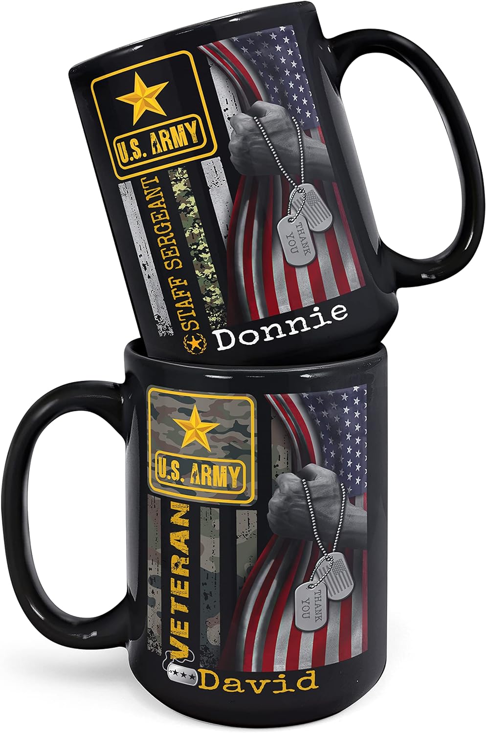 Personalized Veteran Coffee Mug, Army Veteran Gift, Army Retired Gifts, Military Veteran Mug, Veteran Gifts for men, Military Retired Gifts, Veterans Day Gifts, Army Veteran Coffee Mug 15oz