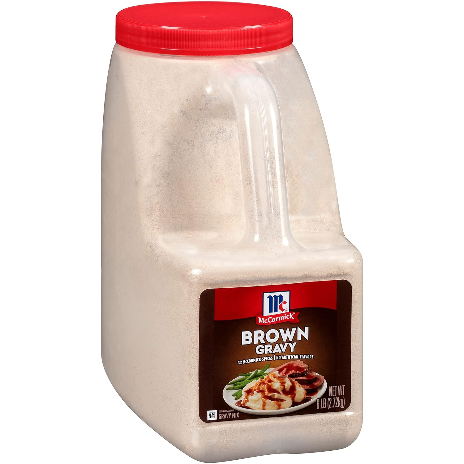 What was I thinking buying 6 lbs of gravy (*SMH*, lol). This will last me a long time, and I know it will stay fresh for a long time- there is nothing to go bad, and the container is durable with a good lid. The price is much more reasonable than small bottles or individual packs.It can be used for so much beyond just gravy- use it to flavor up some roasts, add a little to soups, add to other dishes that benefit from flavor boost and some creaminess. And of course for use as a gravy. I sometimes