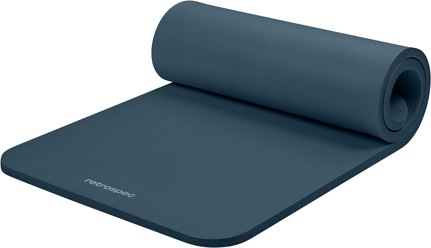 Retrospec Solana Yoga Mat 1 Thick w/Nylon Strap for Men & Women - Non Slip Exercise Mat for Home Yoga, Pilates, Stretching, Floor & Fitness Workouts