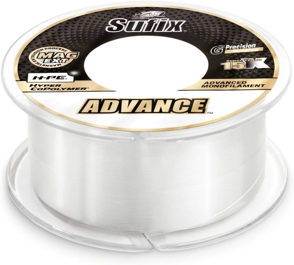 Sufix Advance Clear Monofilament 250-330 Yard Spools