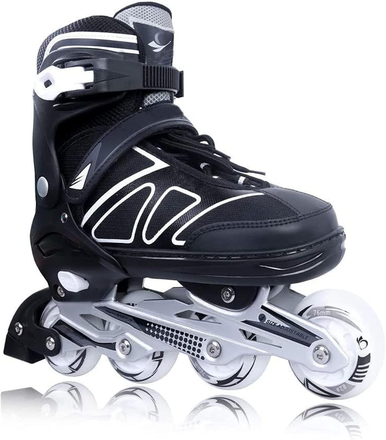 Boys Kids Adjustable Inline Skates, Girls Inline Skates for Kids, Beginner Roller Skates for Girls Men and Ladies Outdoor