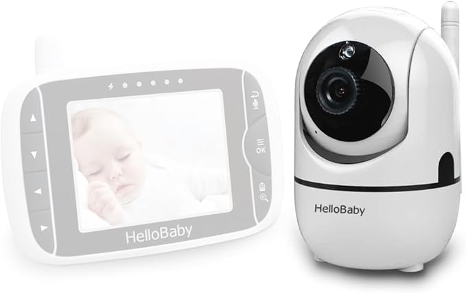 HelloBaby Extra Camera, Baby Unit Add-on Camera for HB65, Only Compatible with HB65, not Compatible with Other Model