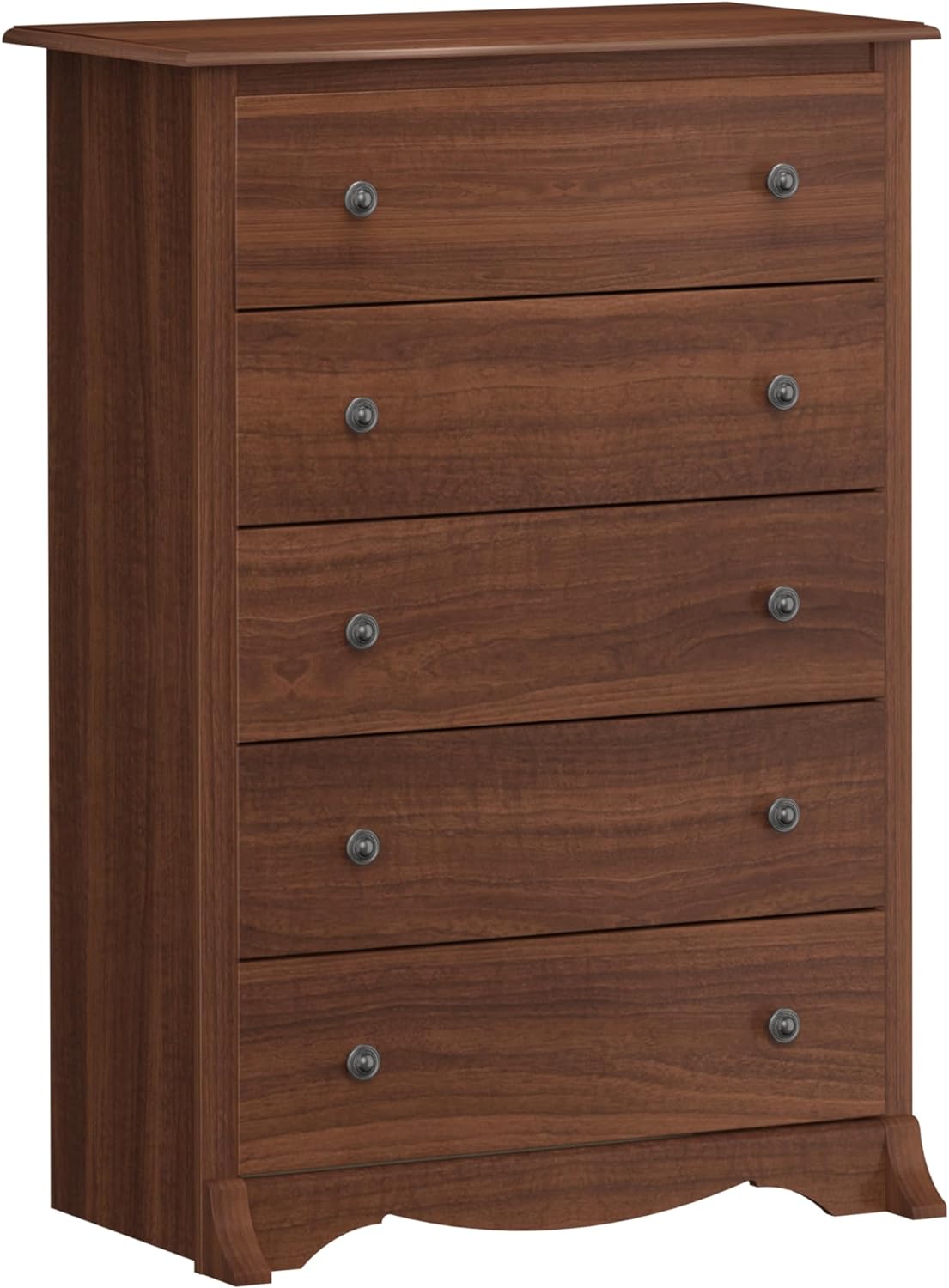 Prepac Sonoma Traditional 5-Drawer Tall Dresser for Bedroom, Functional Bedroom Dresser Chest of Drawers 16 D x 31.5 W x 45.12 H, Cherry, CDC-3345