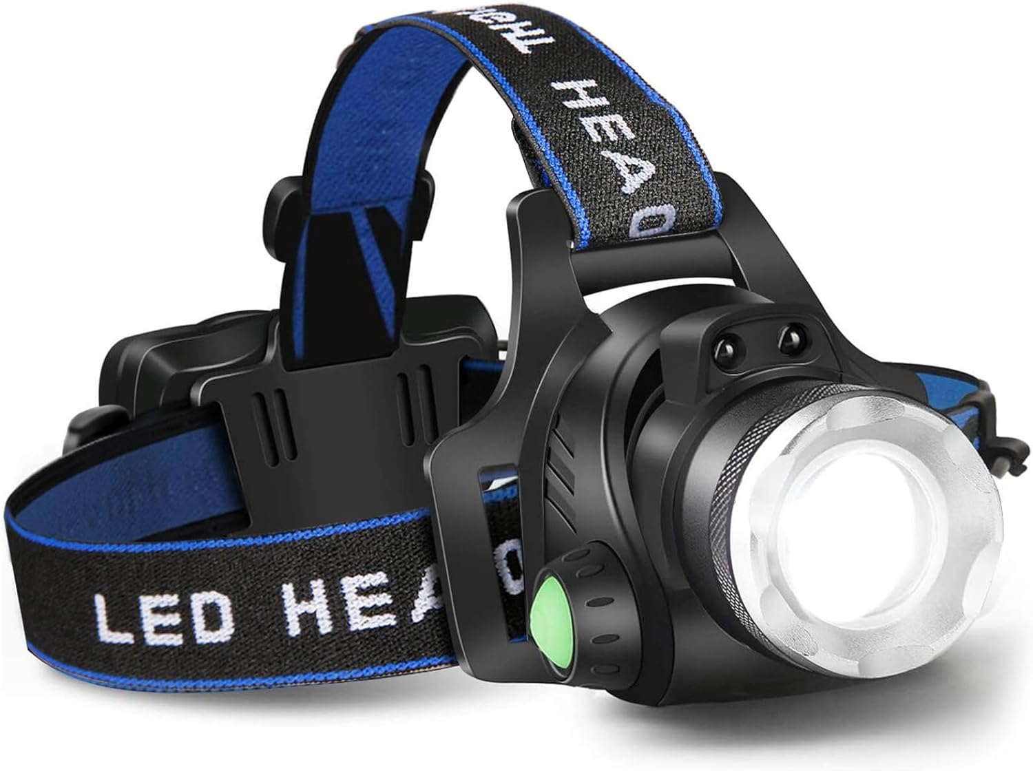 Headlamp Flashlight, USB Rechargeable Led Head Lamp, IPX4 Waterproof T004 Headlight with 4 Modes and Adjustable Headband, Perfect for Camping, Hiking, Outdoors, HuntingOne PCS