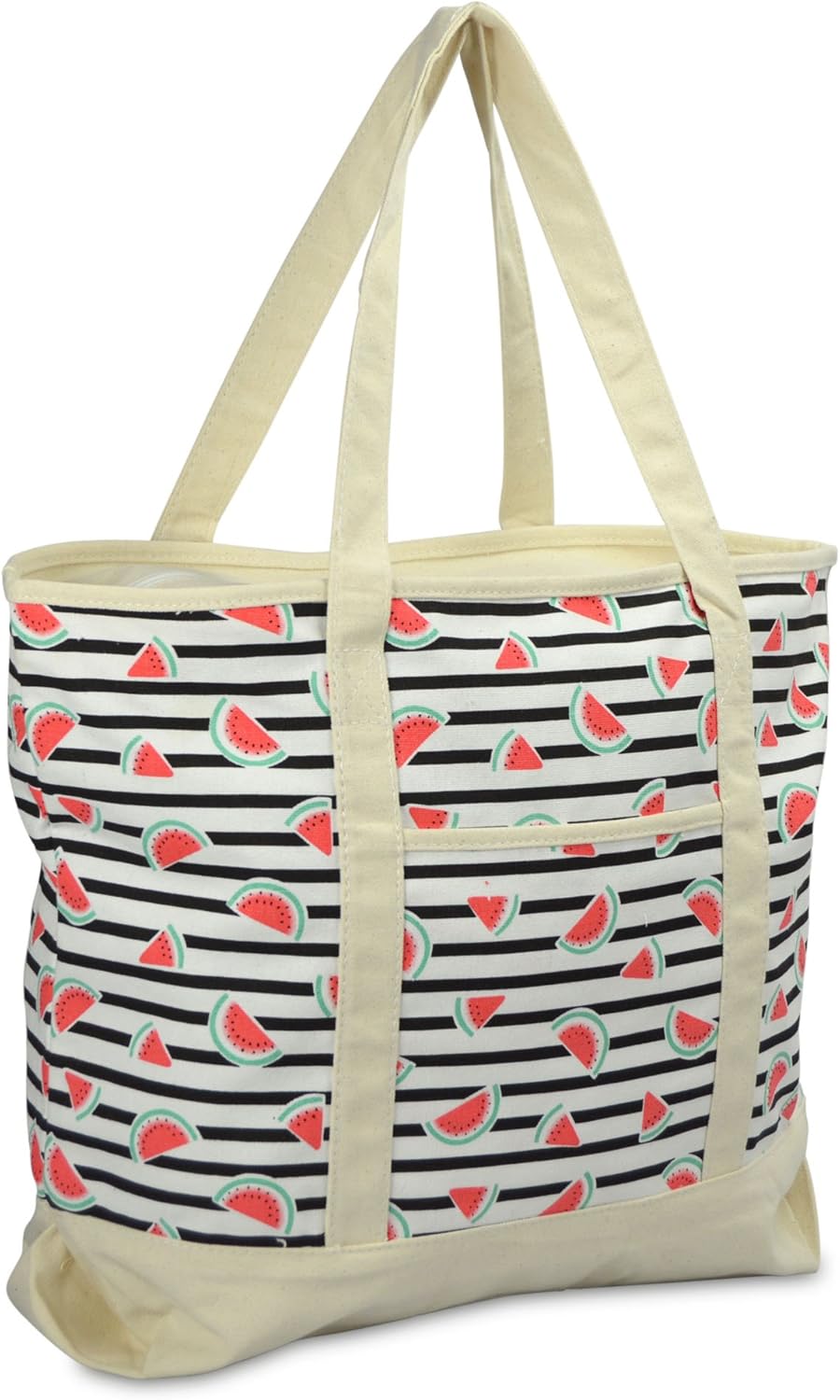 DALIX 22 Shopping Tote Bag in Heavy Cotton Canvas (Special Pattern Edition)