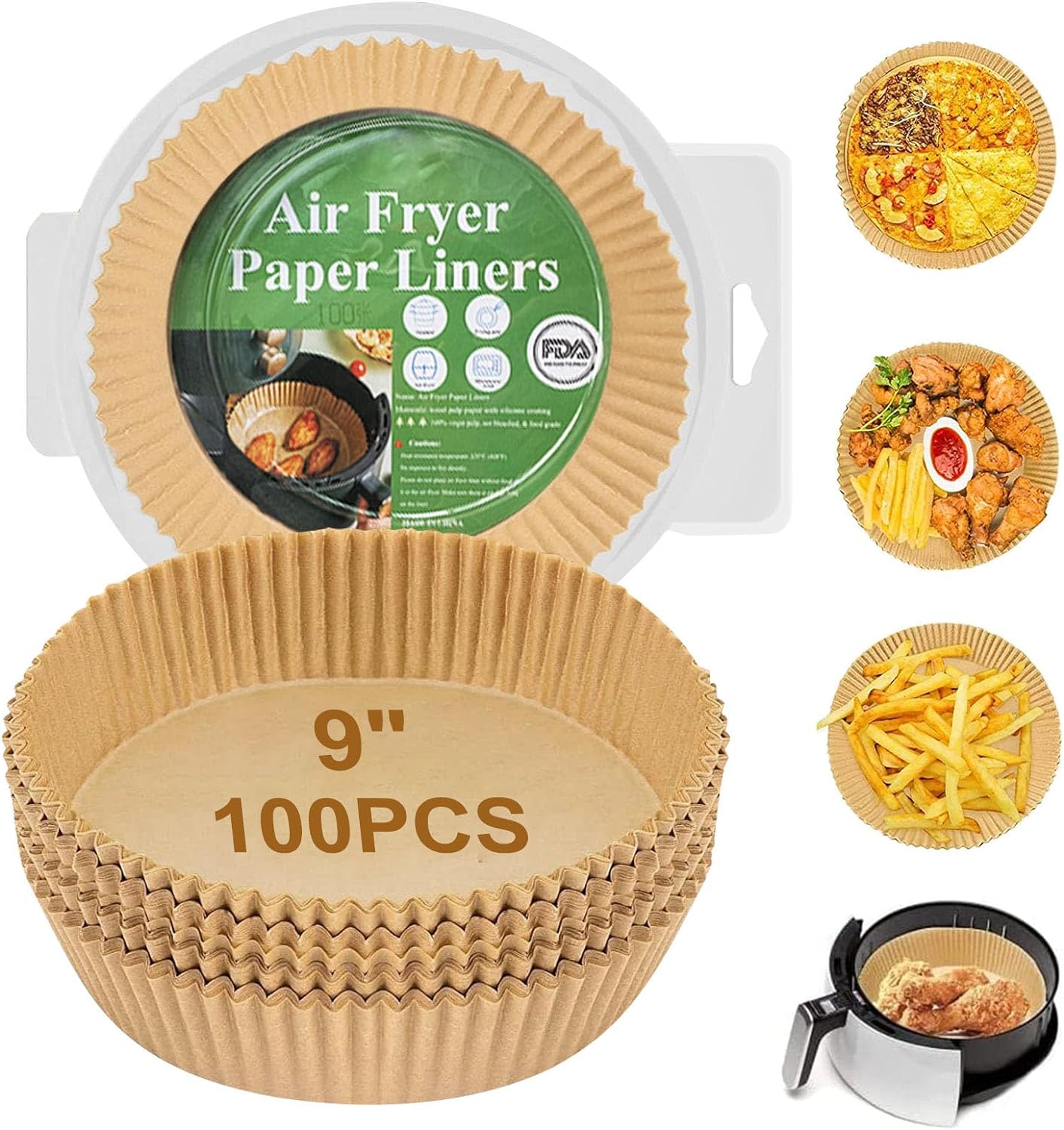I absolutely love these air fryer liners. I use them every time I air fry food. They are so easy to use. I use either one or two in my Ninja Foodie depending on what I'm cooking. Not only are they easy to use, but clean up is a breeze. I would highly recommend these liners.