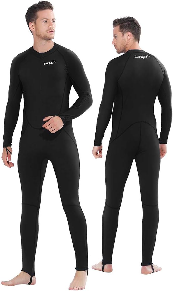 COPOZZ Diving Skin, Men Women Youth Thin Wetsuit Rash Guard- Full Body UV Protection - for Diving Snorkeling Surfing Spearfishing Sport Skin