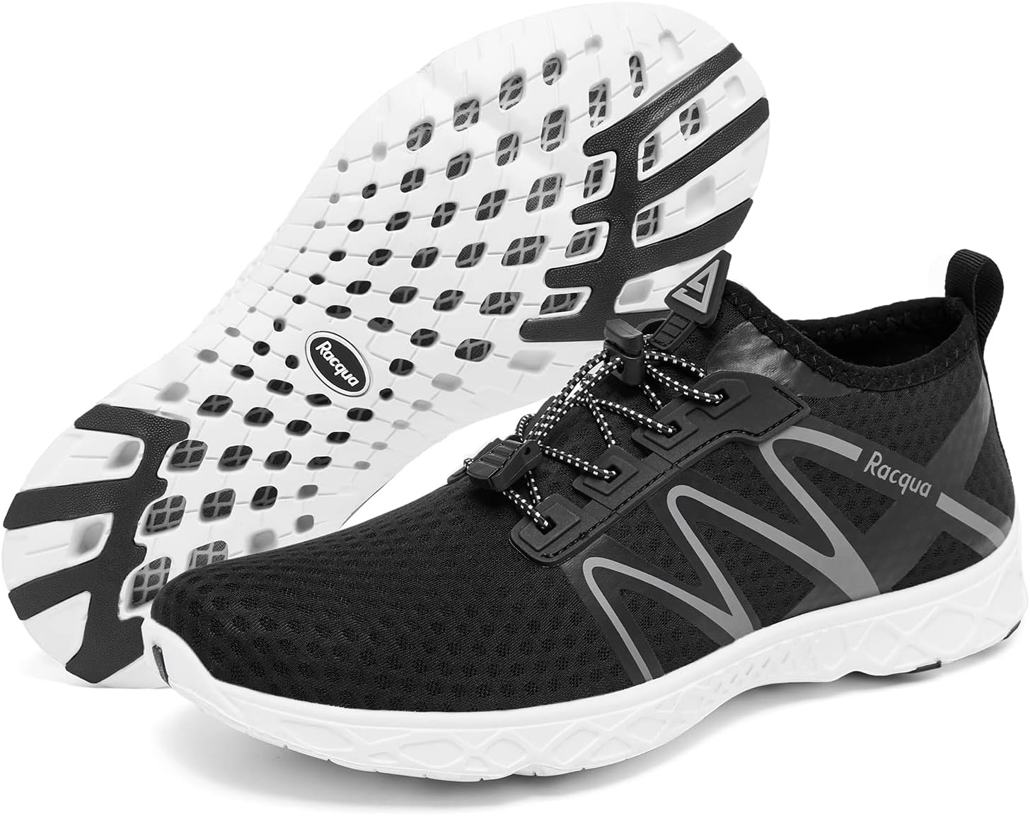 Racqua Women Men Breathable Mesh Water Shoes