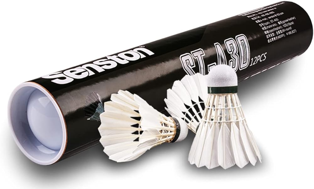 Senston A30 Badminton Shuttlecocks Feather Badminton Birdies with High Stability and Durability Badminton Ball