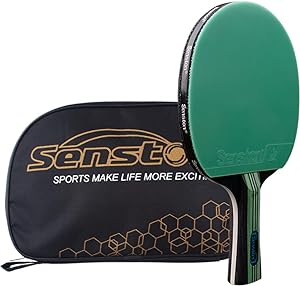 Senston Ping Pong Paddles Family Entertainment 4-Pack Table Tennis Paddle, Ideal for Entertainment or Competition - Ping Pong Set with Advanced Speed, Control and Spin.