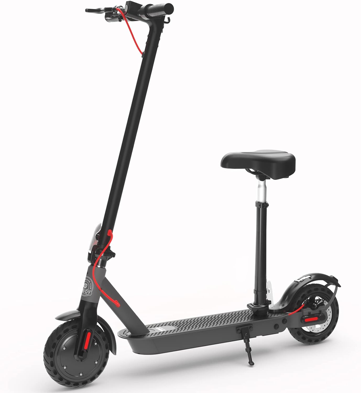 Hiboy S2/S2R Plus Electric Scooter, 8.5/9 Tires, Up to 17/22 Miles Range, 350W Motor & 19 MPH Portable Folding Commuting Electric Scooter for Adults with Double Braking System and App