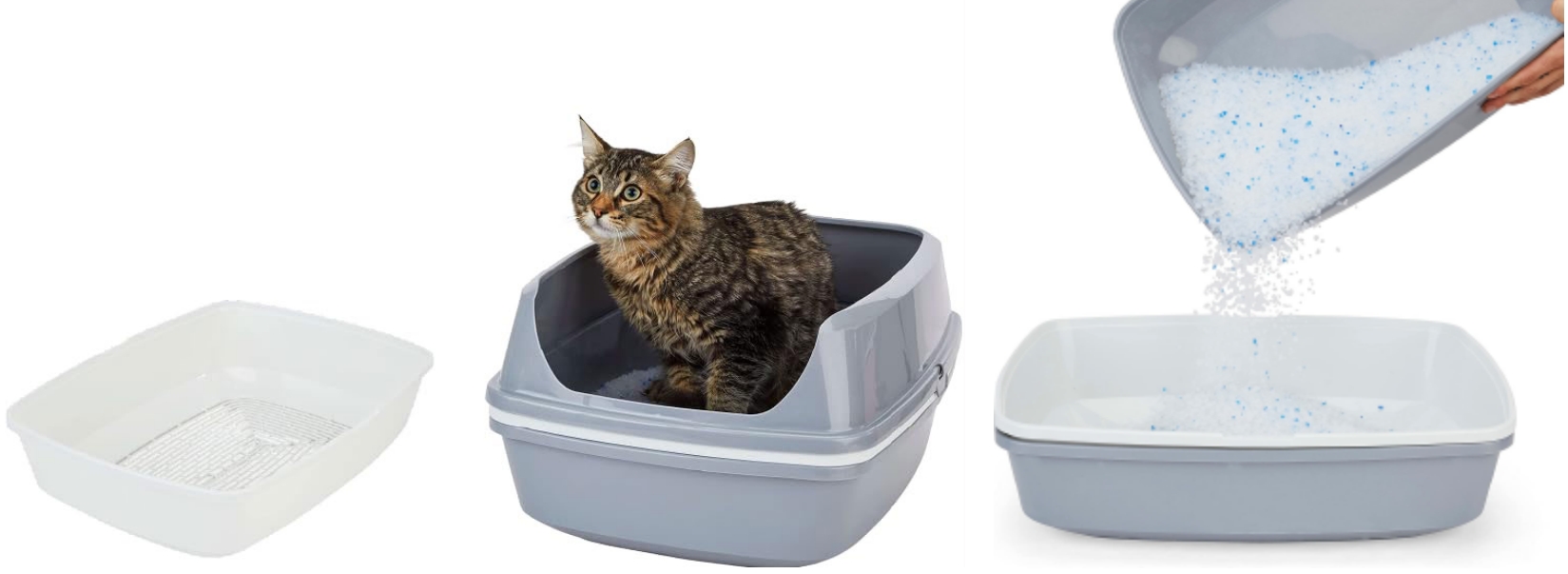 So Phresh Corner Privacy Hood & Cat Litter Pan, 22 W x 17.88 D x 15.25 H