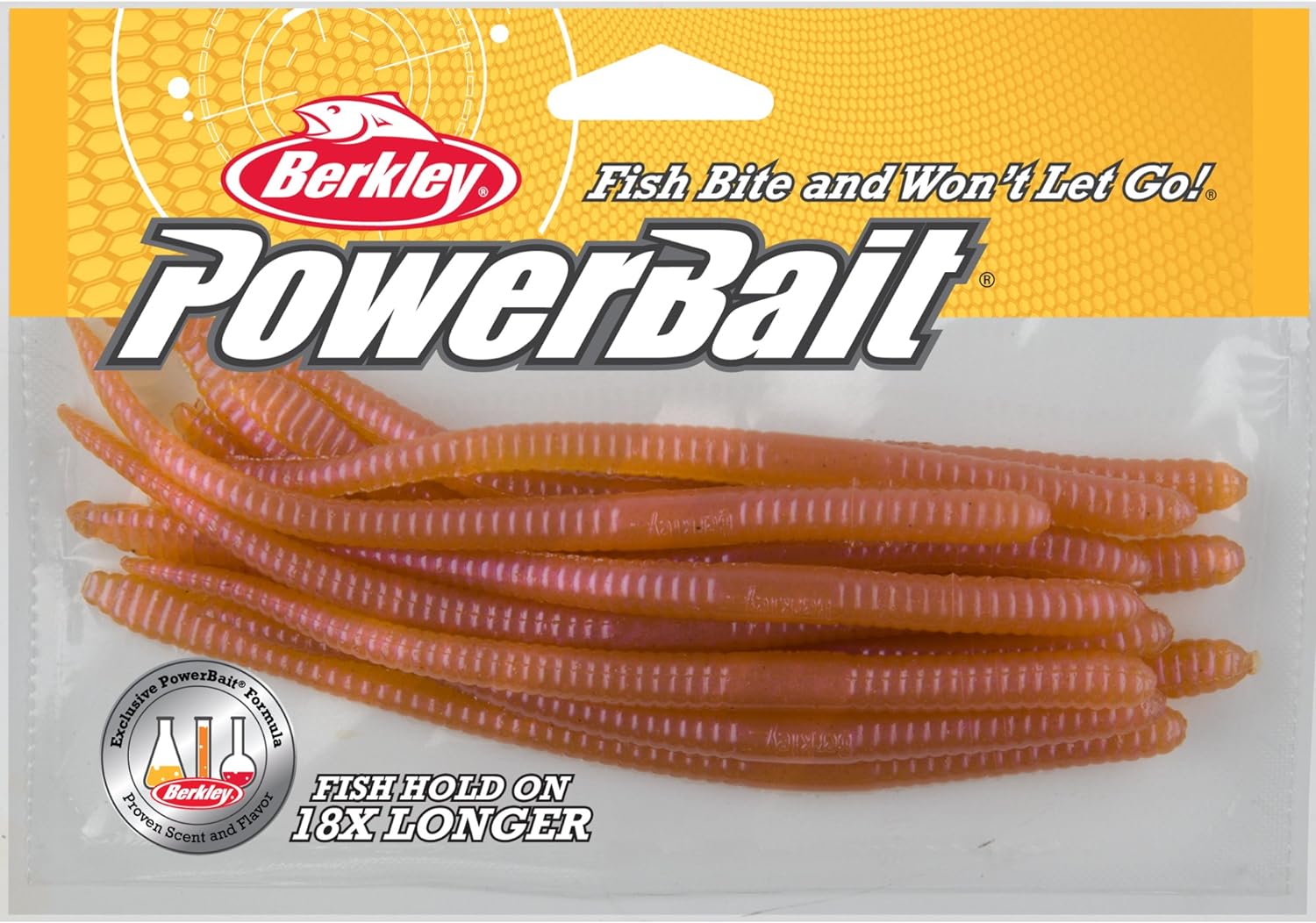 Berkley PowerBait Power Nightcrawler Natural, 6 (13 Count)