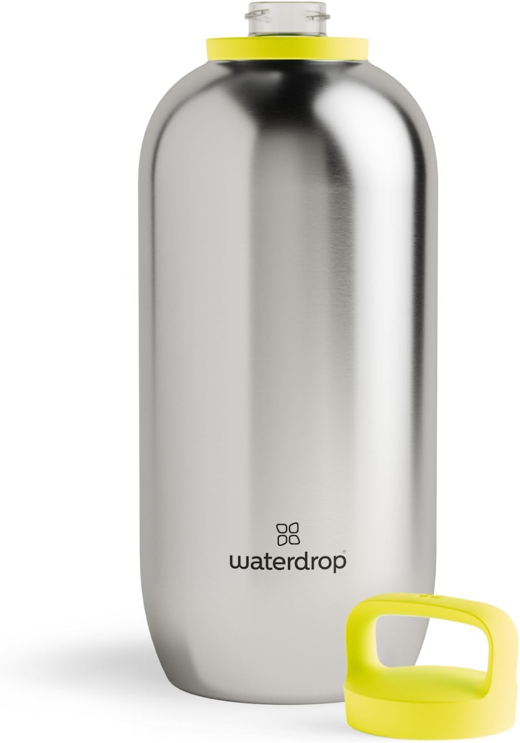 waterdrop Steel Bottle 64 oz - Stainless Steel Water Bottle, Vacuum Insulated & Double Walled - 12h Hot, 24h Cold - Flask Thermos - Leak-proof Drinks Bottle - Reusable, Robust, BPA-free