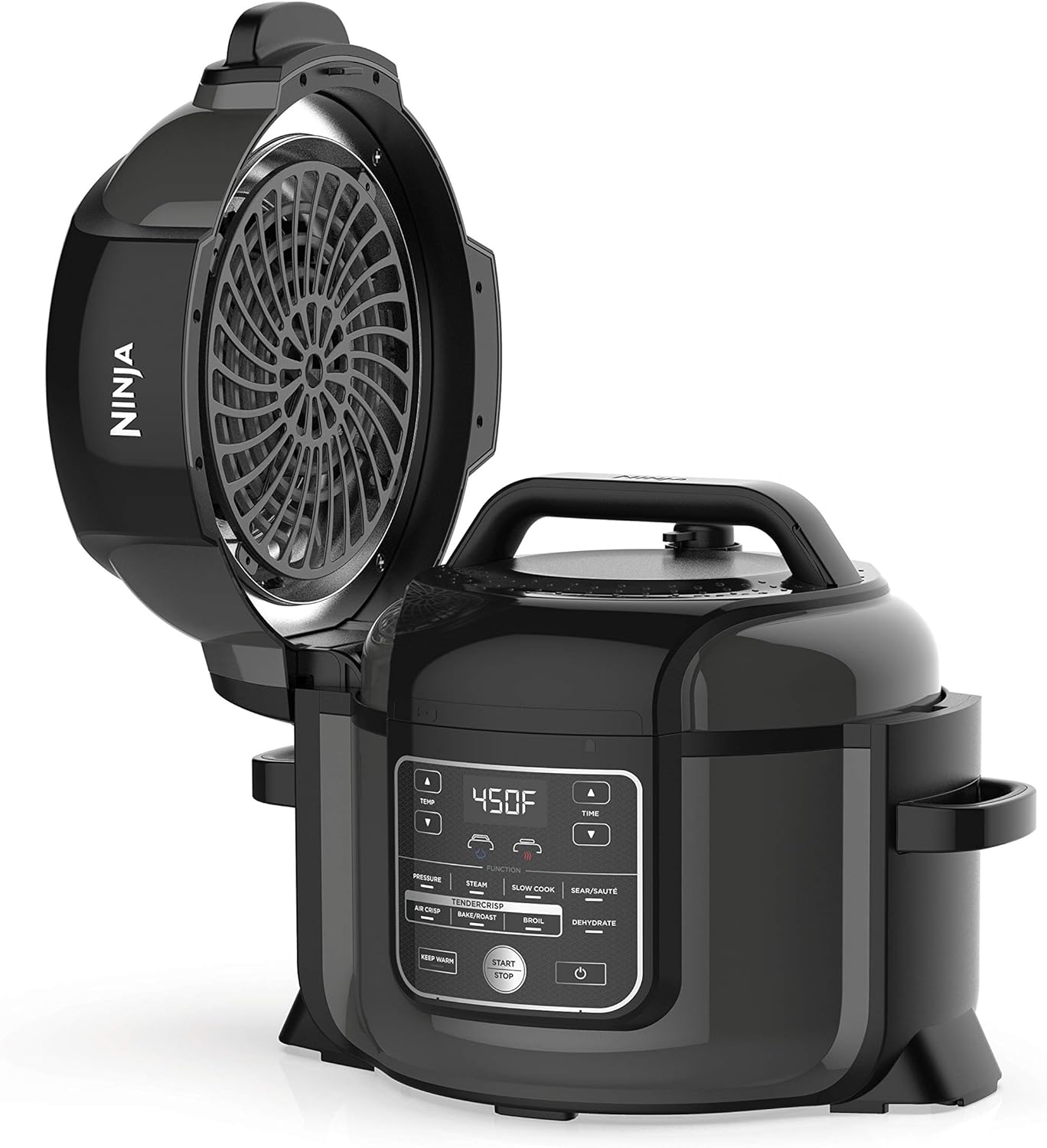 Ninja+OP302+Foodi+9-in-1+Pressure%2c+Broil%2c+Dehydrate%2c+Slow+Cooker%2c+Air+Fryer%2c+and+More%2c+with+6.5+Quart+Capacity+and+45+Recipe+Book%2c+and+a+High+Gloss+Finish