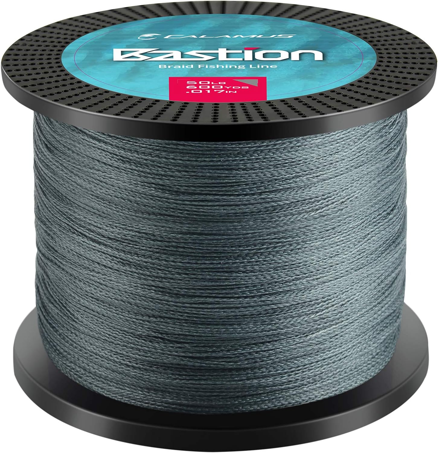 Calamus Bastion Braided Fishing Line -Abrasion Resisting Braided Lines  Thin Diameter Superline  Zero Stretch  4 Strand MultiTuf Fiber Braid Line