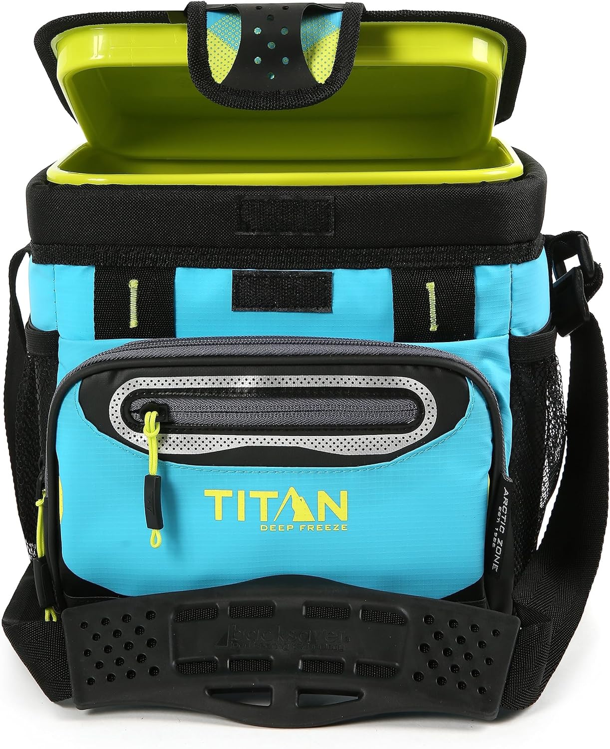 Titan Deep Freeze Cooler Zipperless Hardbody Cooler - Deep Freeze Insulation, HardBody Liner, and SmartShelf