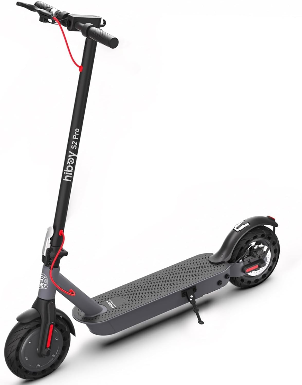 Hiboy S2 Pro Electric Scooter, 500W Motor, 10 Solid Tires, 25 Miles Range, 19 Mph Folding Commuter Electric Scooter for Adults (Optional Seat)