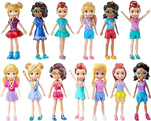 Polly Pocket Doll With Trendy Outfit 2018 Edition Measures Approx. 3.5" Tall (1 Doll)