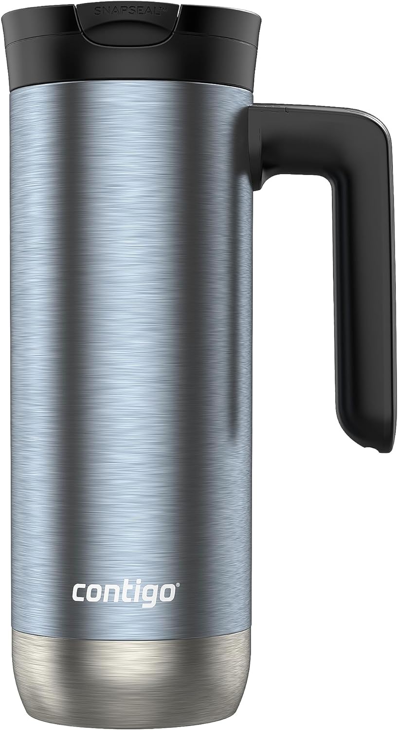 Contigo Superior 2.0 Stainless Steel Travel Mug with Handle and Leak-Proof Lid