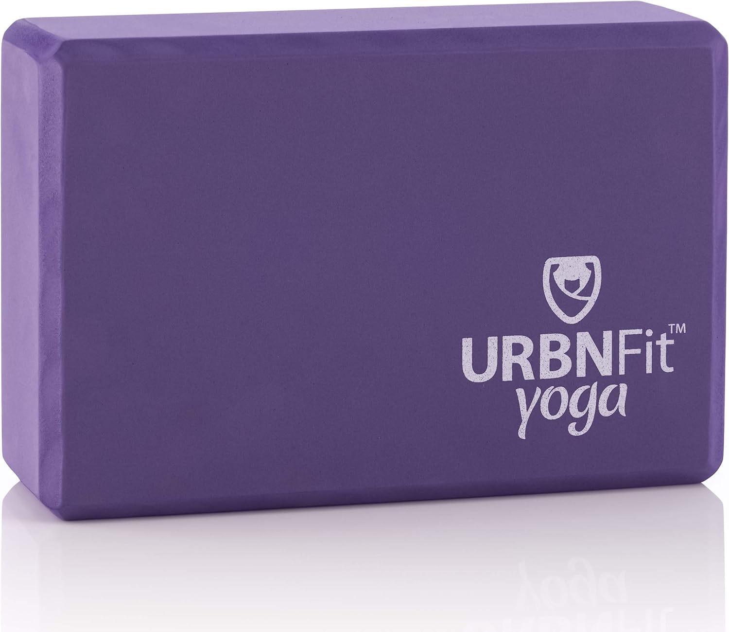 URBNFit Yoga Block - 1PC - Moisture Resistant High Density EVA Foam Block - Improve Balance and Flexibility Perfect for Home or Gym - Free PDF Workout Guide