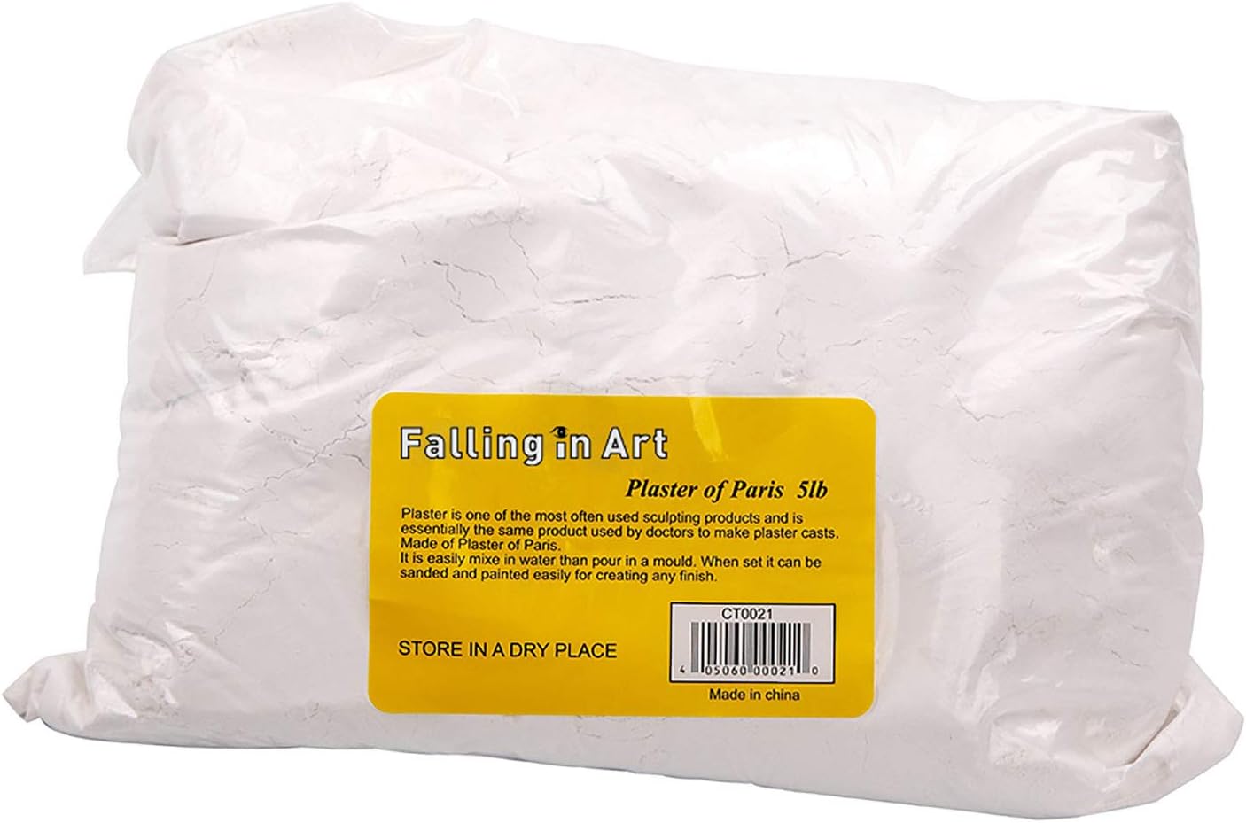 Falling in Art 5lb Plaster of Paris