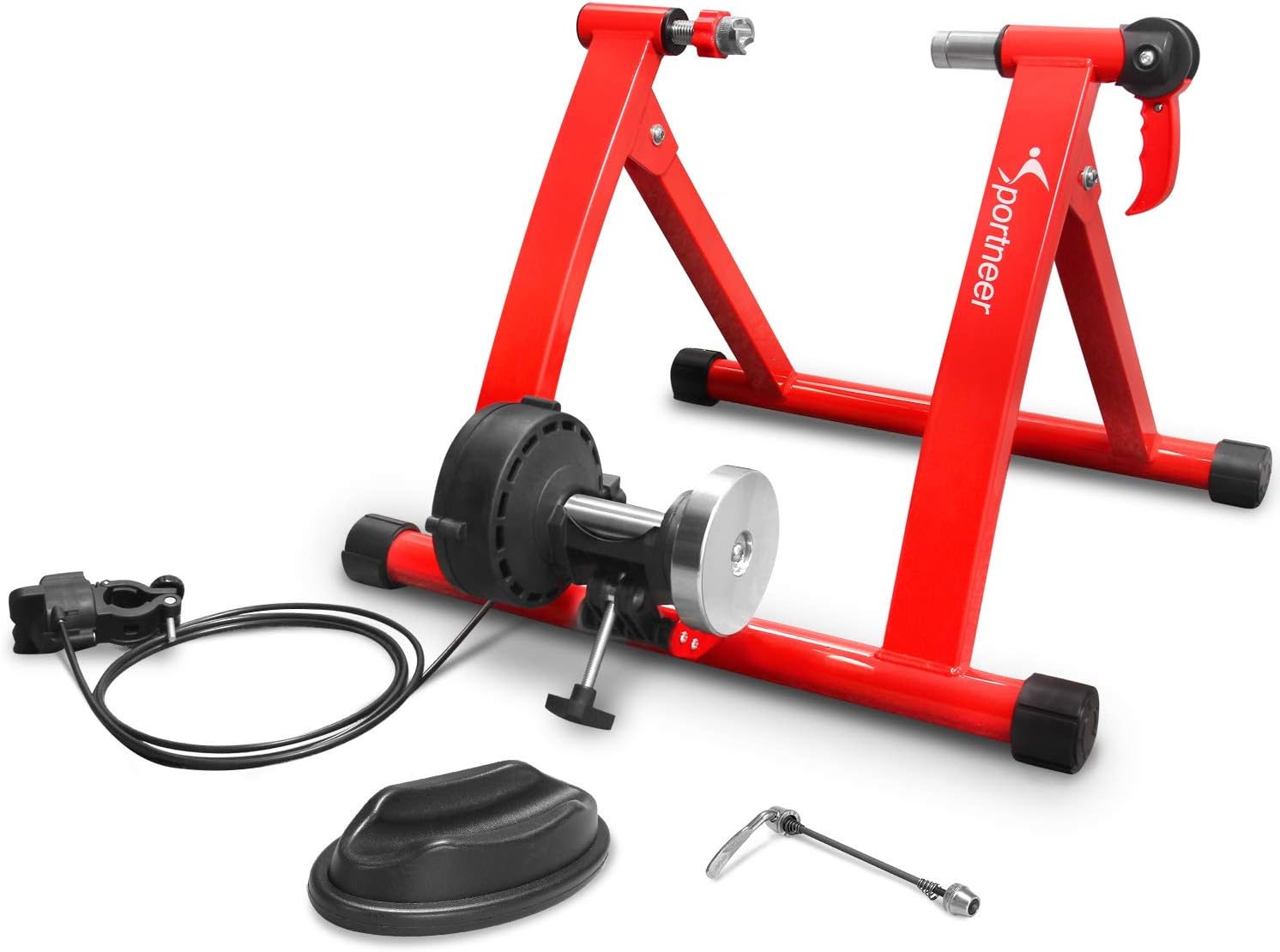 Sportneer Bike Trainer - Magnetic Stationary Bike Stand for 26-28