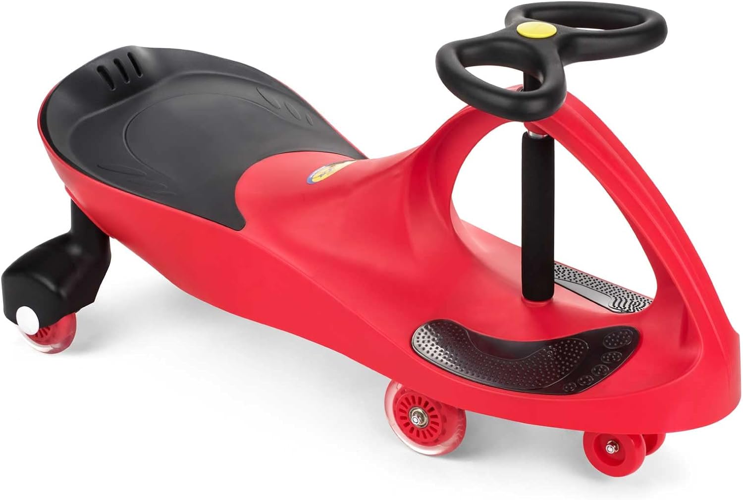 The Original PlasmaCar by PlaSmart Inc.  Polyurethane PU Wheels  Red, Ride On Toy, Ages 3 yrs and up  No batteries, gears, or pedals, Twist, Turn, Wiggle for endless fun