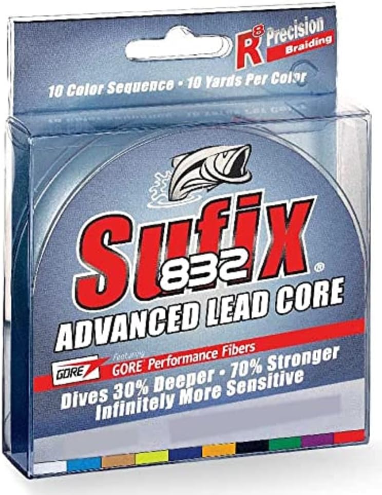 Sufix 832 Lead Core Fishing Lure