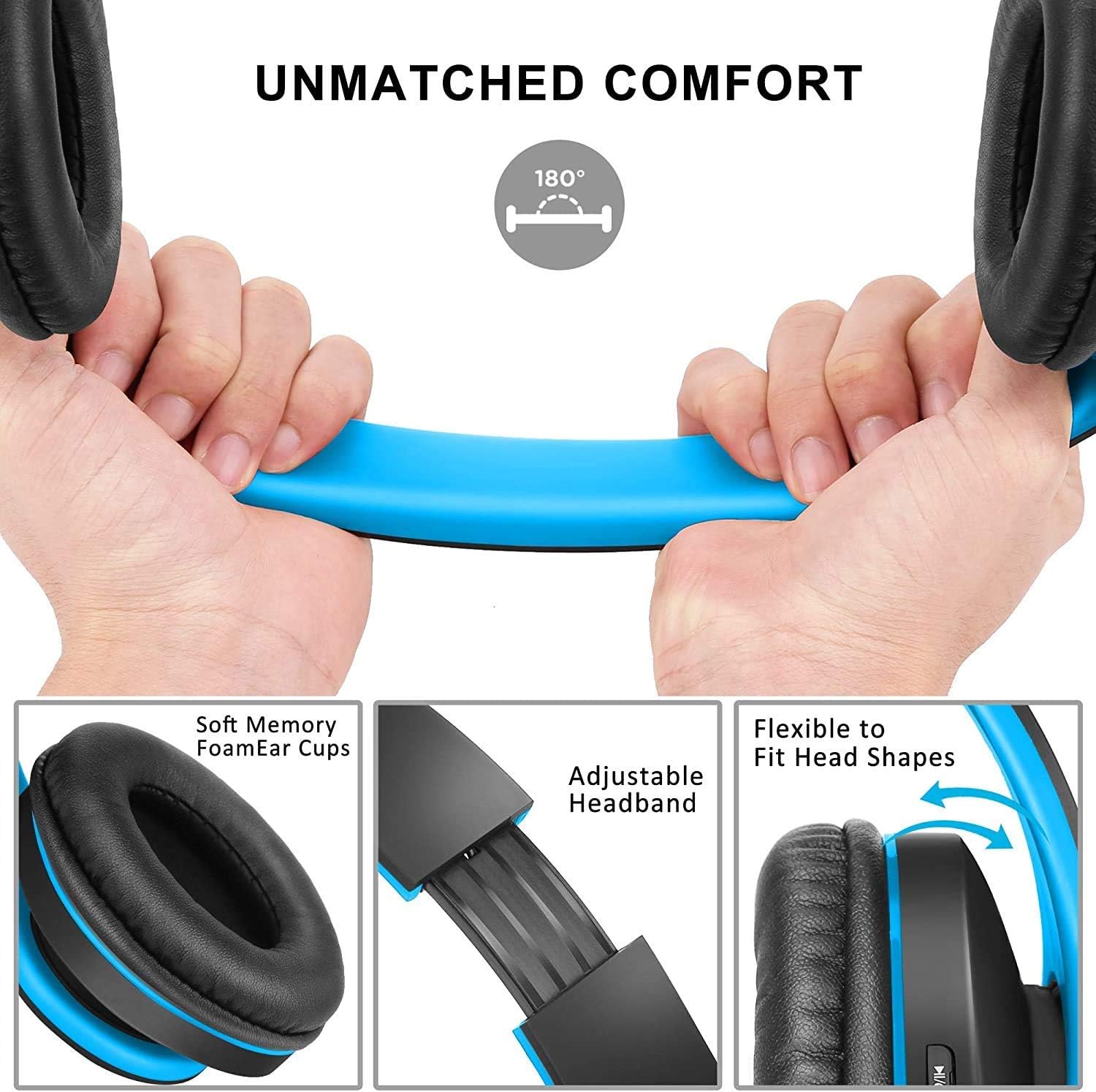 These wireless headphones are an amazing upgrade from my wires earbuds I had been using while grocery shopping. They charge quickly, hold a charge well, the case is convenient, they fold which is great, they are inexpensive, and they work very well. Sound quality and overall quality has really impressed me. Excellent headphones!