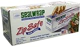 Zipsafe Plastic Wrap, 12&#34; Wide by 3000&#39; Length, PVC, Clear