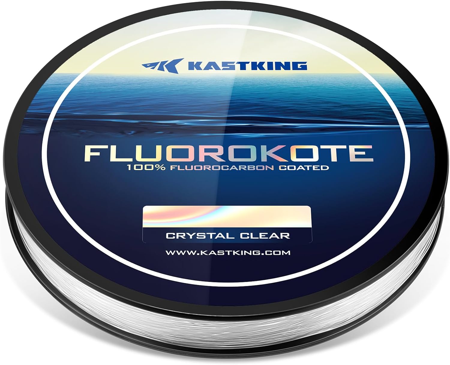 KastKing Fluorokote 100% Fluorocarbon Coated Fishing Line, Fluorocarbon Leader, Extreme Clarity,Fast Sinking,Shock Resistant, High Abrasion Resistance