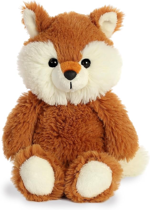 Aurora Playful Cuddly Friends Fox Stuffed Animal - Comforting Cuddles - Imaginative Play - Orange 8 Inches