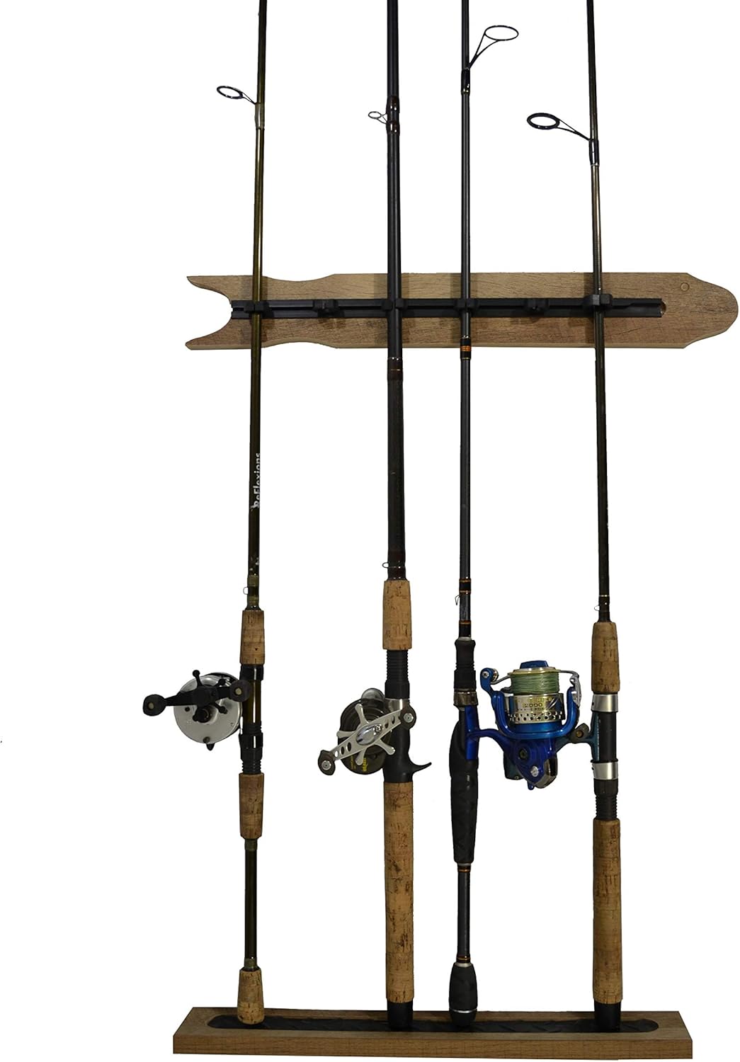 Old Cedar Outfitters Modular Wall Rack for Fishing Rod Storage, Holds up to 8 Fishing Rods