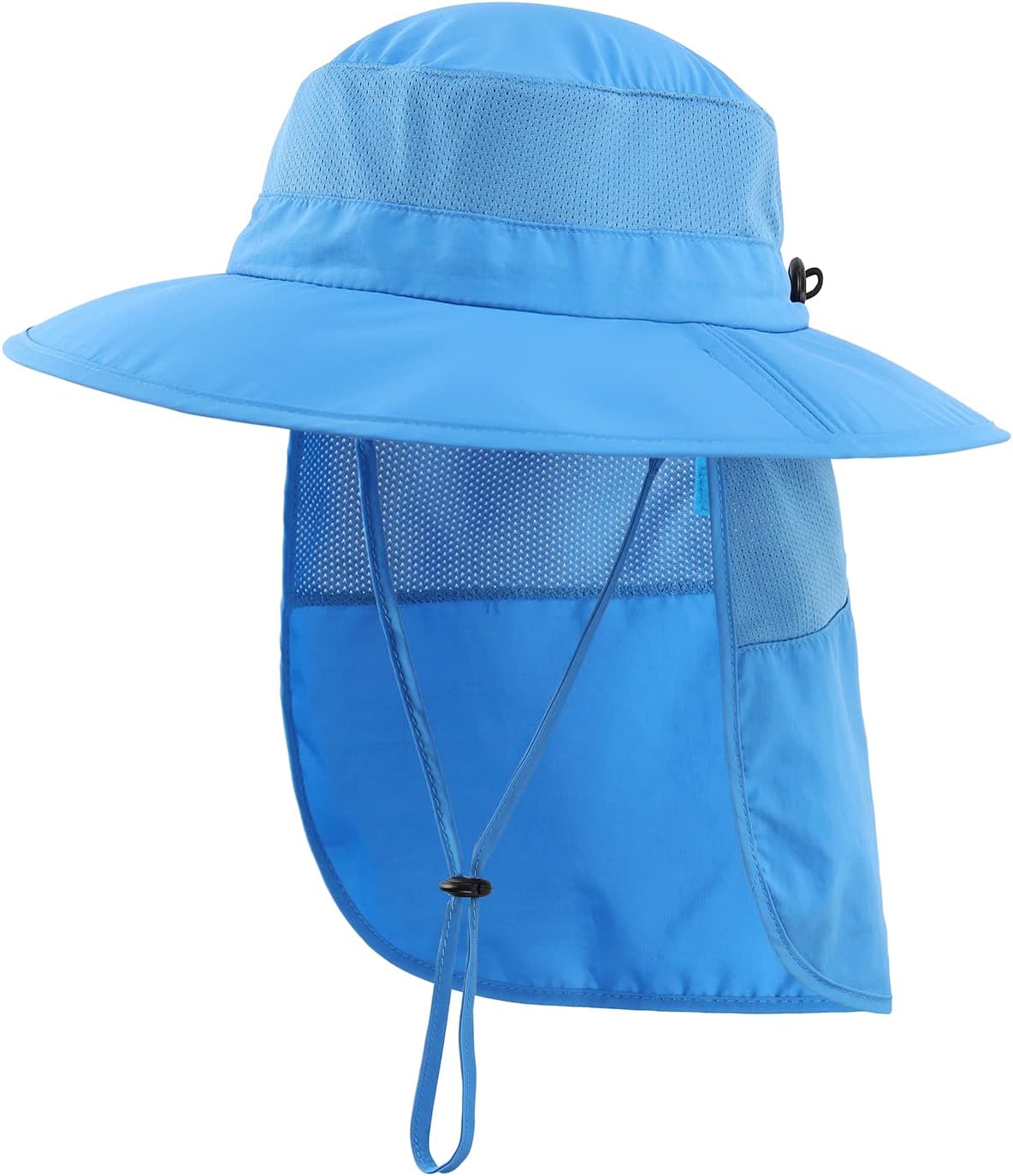 Home Prefer Outdoor UPF50  Kids Sun Hat Wide Brim Fishing Hat with Neck Flap