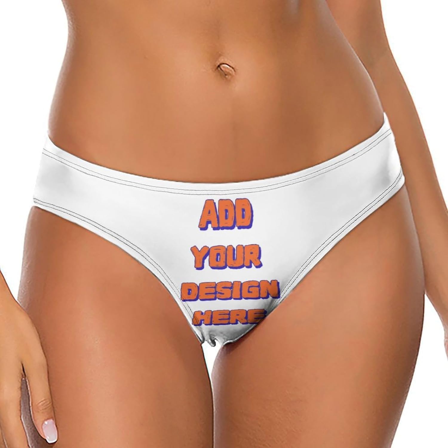 Custom Women Underwear Personalized T Back Panties With Picture Text Logo Custom Property of Name Underwear