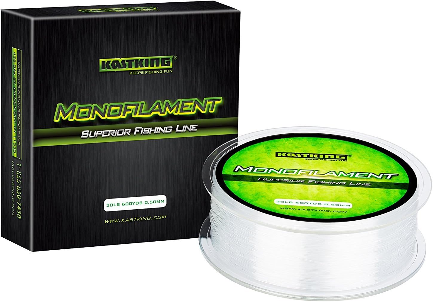 KastKing World's Premium Monofilament Fishing Line - Paralleled Roll Track - Strong and Abrasion Resistant Mono Line - Superior Nylon Material Fishing Line - 2015 ICAST Award Winning Manufacturer