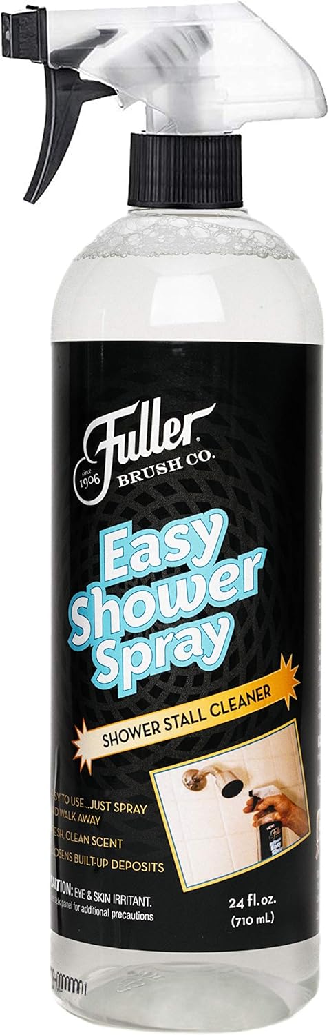 Fuller Brush Easy Shower Spray - No Scrub Shower Cleaner - Multi Surface Formula Keeps Surfaces Clean From Dirt, Soap Scum and Hard Water Stain Build Up Perfect for Shower Floors Walls (Pack of 1)