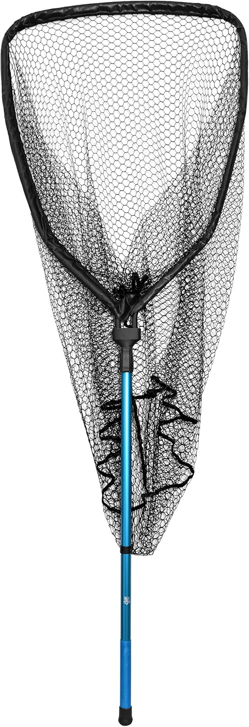 CUDA Fishing Telescoping Net |Durable Lightweight Net Containment System with Extendable Non-Slip Grip & Replaceable Coated Net for Saltwater & Freshwater Use