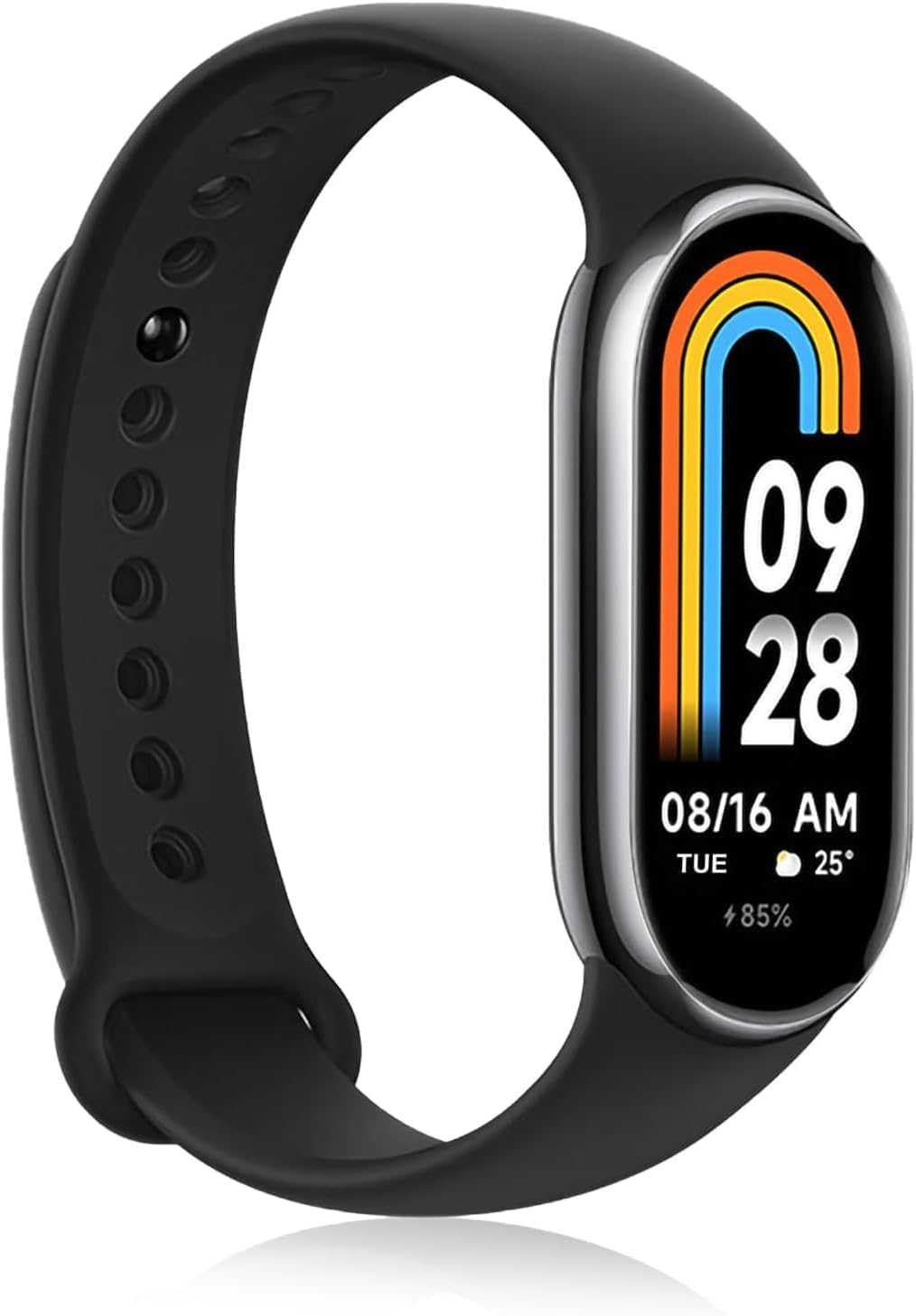 Xiaomi Mi Band 8 Smart Bracelet 1.62%e2%80%9c AMOLED Screen Heart Rate Blood Oxygen Bluetooth Sport Watch Fitness Traker Watch(Global Version Black) (M2239B1)