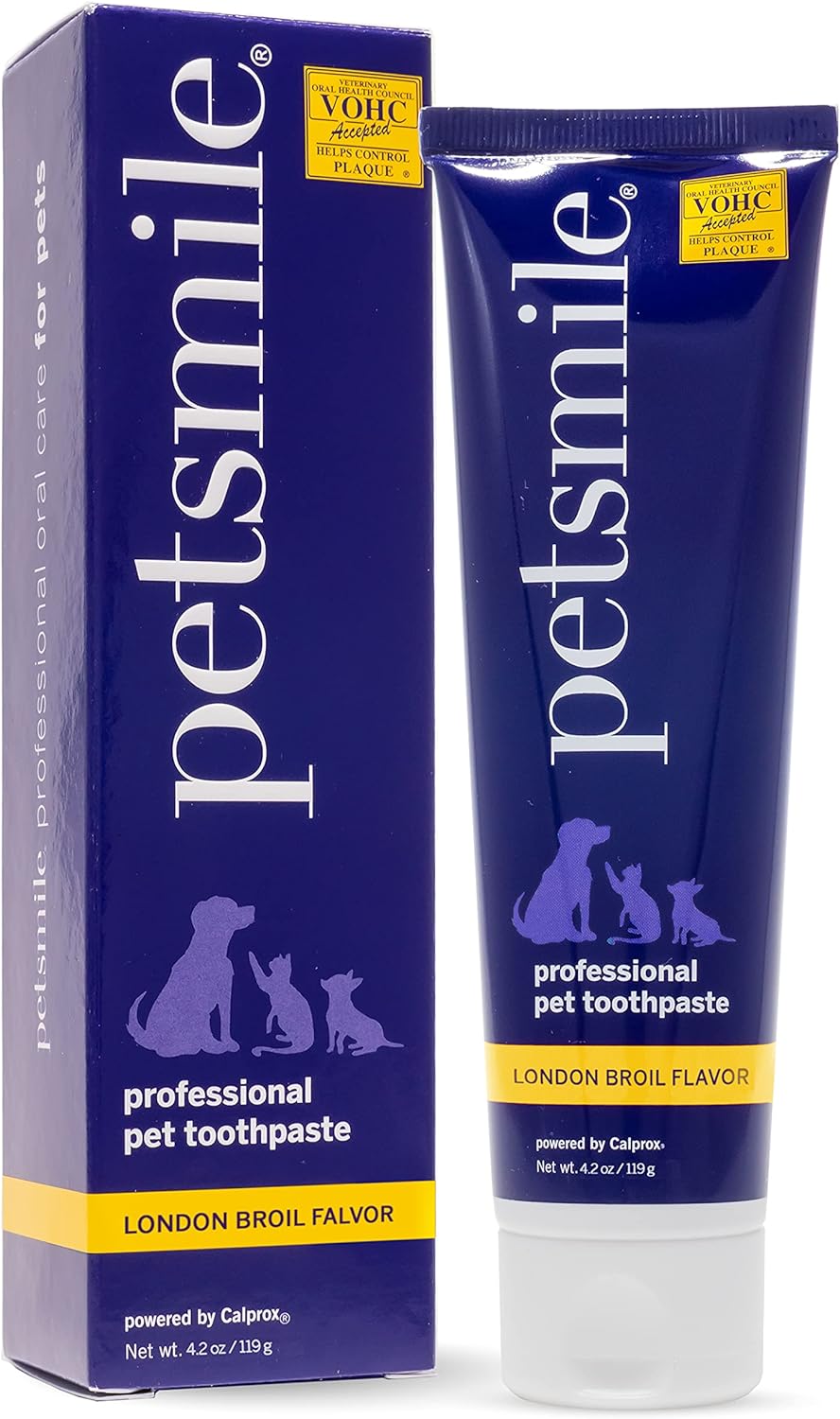 Keep your dogs teeth white and bright with this toothpaste. My dog loves the taste and is very eager to have his teeth brushed. This toothpaste keeps the plaque off your dogs teeth and keeps her breath fresh. Great product.