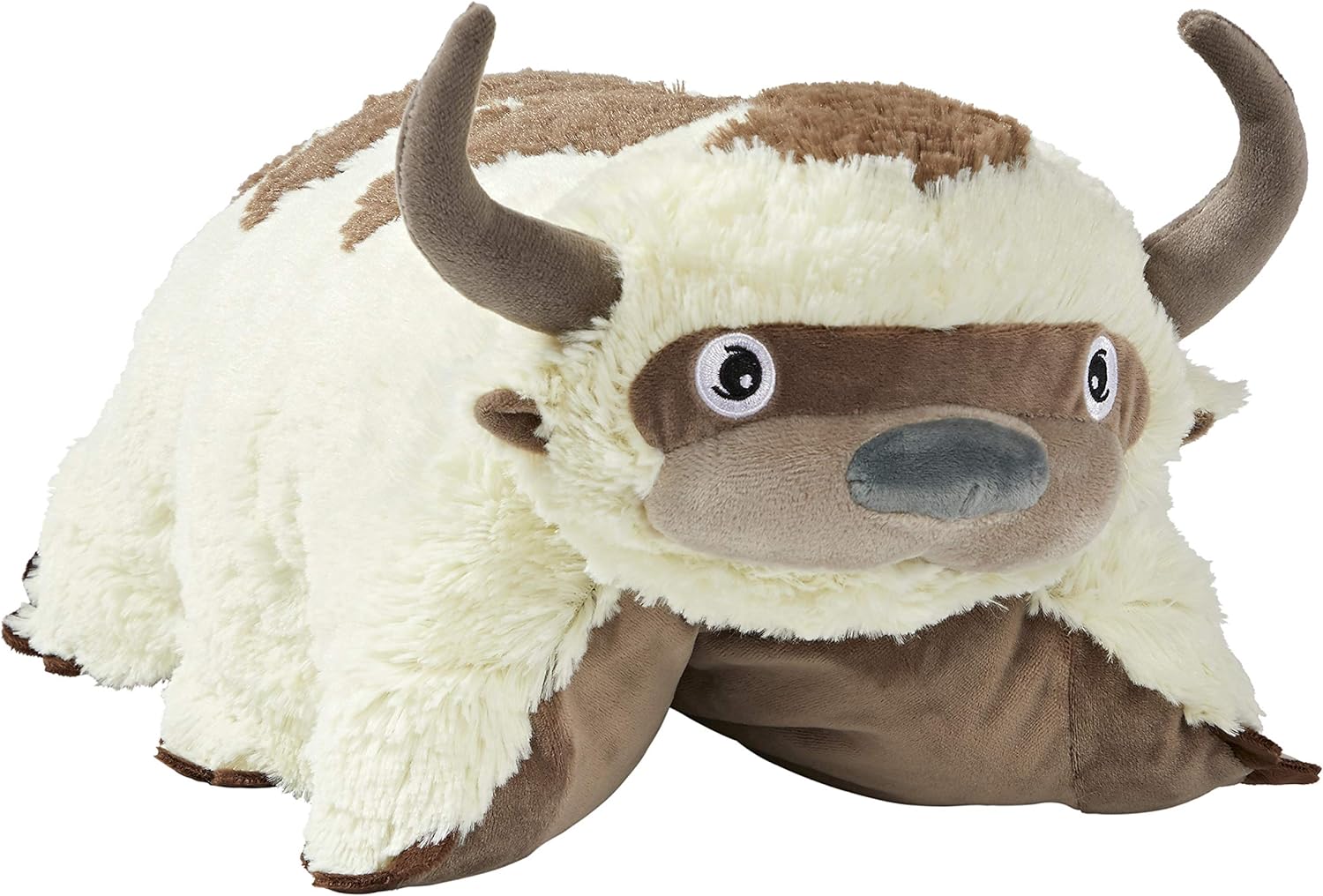 Pillow Pets 16 Appa Stuffed Animal, Nickelodeon Avatar The Last Airbender Plush Toy, white