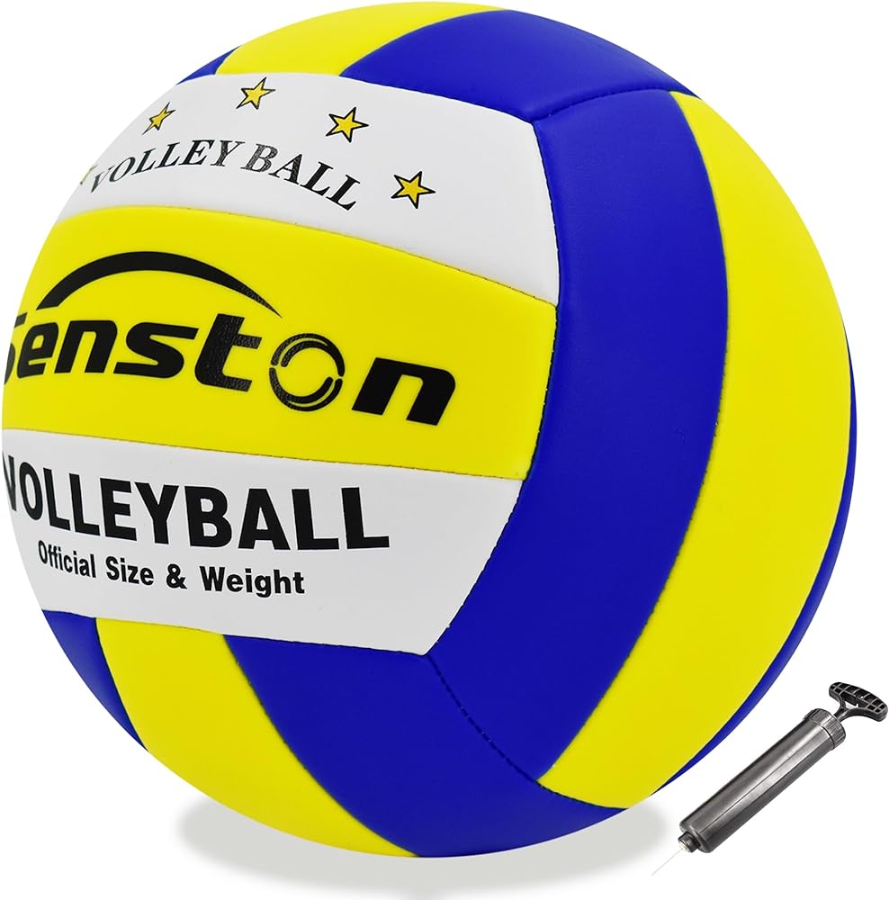 Senston Soft Volleyball Official Size 5 - Beach Volleyball for Indoor/Outdoor Play/Entertainment